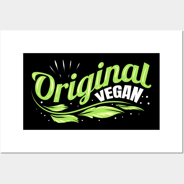 Veganism And Eat Green - Original Vegan Wall Art by SinBle